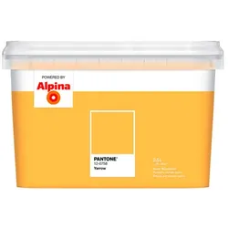 ALPINA Wandfarbe »PANTONE«, Yarrow, matt, 2,5 l - gelb
