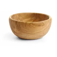 HENDI Schüssel, dekorative Schale, Dekoschale, für Snacks-Brot, ø175x(H)65mm, Olivenholz