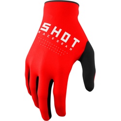 Shot Draw Motocross Handschuhe, rot, Größe 3XL