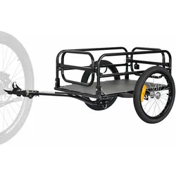 TIGGO Fahrradlastenanhänger Fahrradlastenanhänger Klappbar, 70 Liter, Stahlrahmen, 40 kg Tragfähigkeit