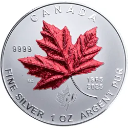 Einzelartikel: Kanada Silber Maple Leaf Komplett-Set 2025