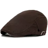 Inlefen Herren Baumwolle Schirmmütze Herren Schiebermütze Driving Cabbie Jagd Flatcap Newsboy Cap - 55-62