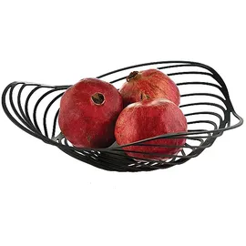 Alessi Trinity Obstschale Schwarz 33 cm