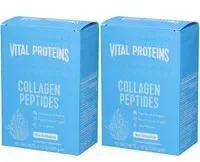 VITAL PROTEINS Collagen Peptides - Collagène Bovin, Poudre sans goût ni odeur Sachet(S) 2x100 g