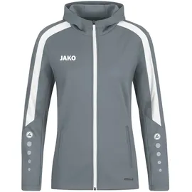 Jako Kapuzenjacke Power Steingrau 164