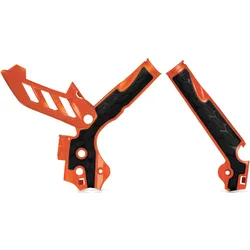 Acerbis 0017813 KTM, Protecteur de cadre X-Grip - Orange