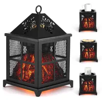 Weskjer Kamin Duftlampe für Wachs mit Timer, Elektrische Duftlampe für Duftwachs und Tarts, Candle Warmer Lamp Wachsschmelzer für Zuhause, Büro und Partys.