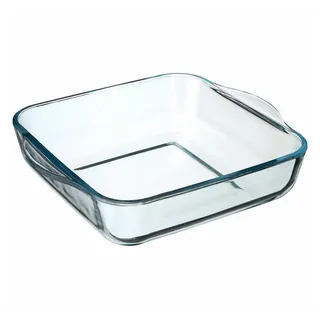 5five simply smart Quadratisch, Glasschale, Glas, Transparent, 22x22 cm