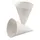 Papstar Spitzbecher 120 ml 200 St. Weiß