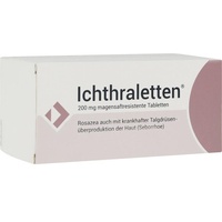 Ichthyol-Gesellschaft Cordes Hermanni & Co. (GmbH & Co.) KG Ichthraletten 200 mg magensaftresistente Tabletten