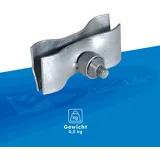 Hochsicherheits-Verbindungsschelle Bauzaun