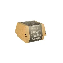 Papstar Burgerboxen Pappe 50 St. Braun/Grau