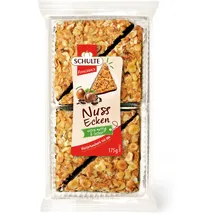 Schulte Feingebäck Große Nussecken 175 g Nussgebäck mit Schokolade Knusprige Nussecken zu Kaffee und Tee