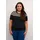 KAFFE CURVE Strickpullover Schwarz / Beige L