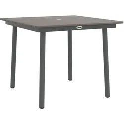 Outsunny Gartentisch Aluminium, HDPE