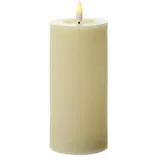 441 LED Kerze LINA 15 cm 7 cm creme