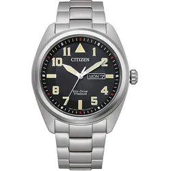 Citizen Herrenuhr Super Titanium Eco Drive BM8560-88EE - silber