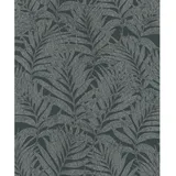 Marburg Vliestapete Habitat Floral Schwarz-Silber FSC®