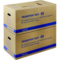 tidypac Umzugskarton Transportbox XL, TP110.002 68x35,5x35cm braun
