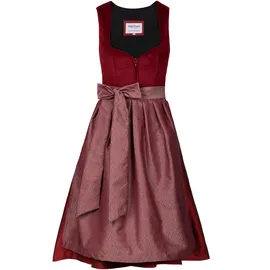 Edelnice Midi Dirndl Luise Rot 36