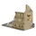 FALLER Abbruchhaus mit Bagger 130466 H0