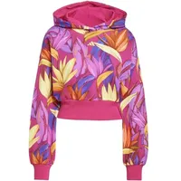 adidas X Farm Kapuzenpullover Bold Pink / Spring Yellow / Lucid Fuchsia XS