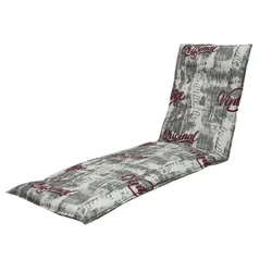 Doppler LIVING 2901 Rollliegenauflage Gartenliege 190x60x7cm grau