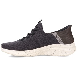 SKECHERS Herren Ultra Flex 3.0 Right Away Sneaker, Black White, 48.5 EU