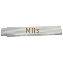 Heka Zollstock Nils 2 m, weiß