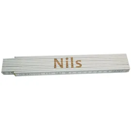 Heka Zollstock Nils 2 m, weiß