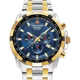 Swiss Alpine Military Star Fighter Chronograph Herrenuhr 47mm 10ATM
