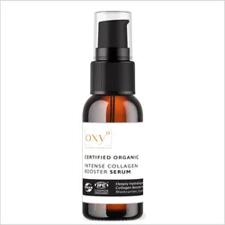 oxy8 Naturkosmetik Intense Collagen Booster Serum - Anti Aging. Glättende Wirkung in wenigen Tagen. Creme 50 ml Unisex