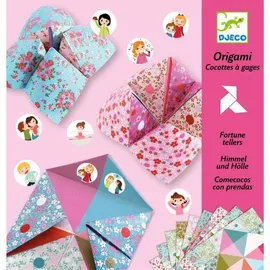 Djeco Origami Himmel und Hölle Blumen Bastelset