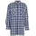 Planam Flanellhemd kariert Blau 45/46