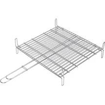 Sauvic Doppelrost aus Edelstahl, 35x40 cm