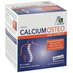 Calcium Osteo 600 Direkt Pulver 60 Sticks