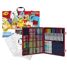 Crayola Pokémon Künstlerkoffer Kreativ-Set 115 Teile