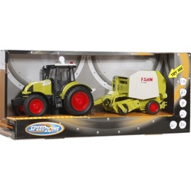Speedzone Traktor mit Rundballenpresse Licht & Sound (0034803773)