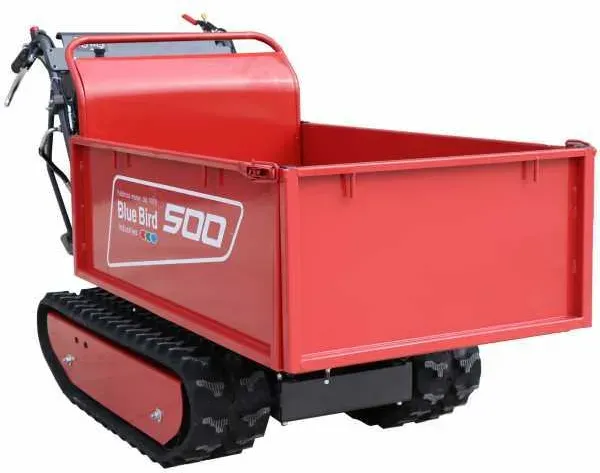 Raupendumper BLUE BIRD Transporter 500 H - Ausziehbare Mulde mit 500 kg Tragfähigheit