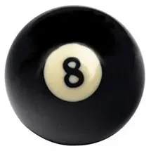 John West Billardtisch John West Billardkugel 57 mm Einzelkugel Schwarze 8