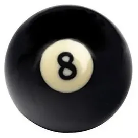 John West Billardtisch John West Billardkugel 57 mm Einzelkugel Schwarze 8