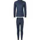 ZigZag Pattani Wolle Skiunterwäsche-Set Kinder 2048 - navy blazer 4 (104/110)