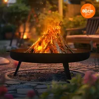 Feuerschale Feuerstelle Feuertonne Feuerkorb Feuer Lagerfeuer Brennschale 80 cm