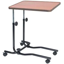Nottingham Rehab Supplies (NRS) mobiler Betttisch mit Rollen höhenverstellbar neigbare Tischplatte