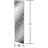 vormann august Lochblech 200 x 60 x 2 mm