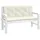vidaXL Gartenbankauflage 120 x 50 x 7 cm melange creme 2 St.