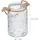 Relaxdays Windlicht 12er Set Glas Transparent/Braun