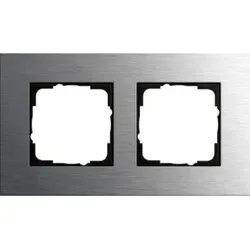 Gira Abdeckrahmen 2fach edelstahl 0212219