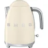 SMEG Wasserkocher KLF03CREU, beige (crème), B:22,3cm H:24,8cm T:17,1cm, Wasserkocher