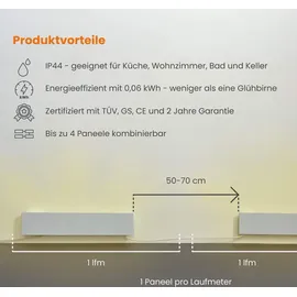 Dalsys Anti-Schimmel-Heizung 60 W Weiß